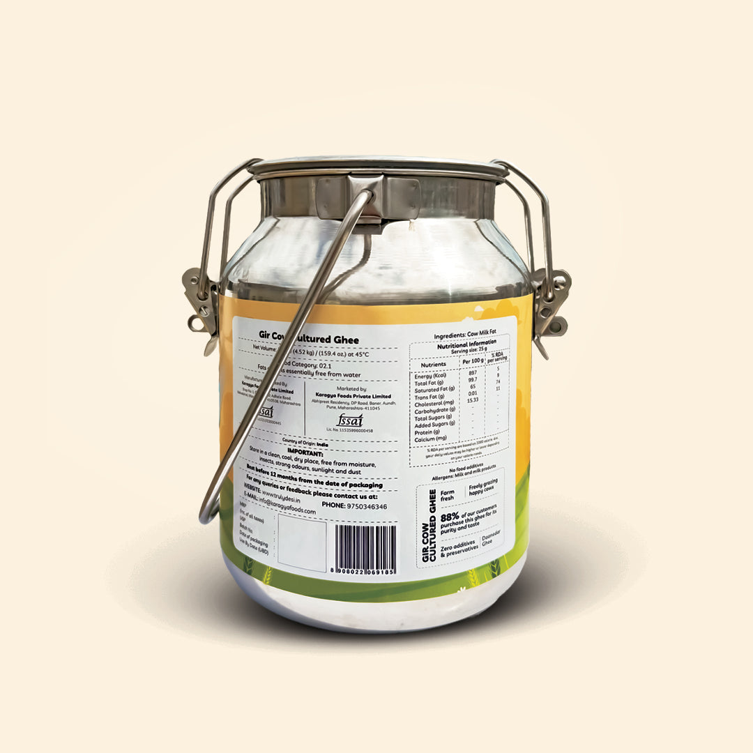 Gir Cow Cultured Ghee