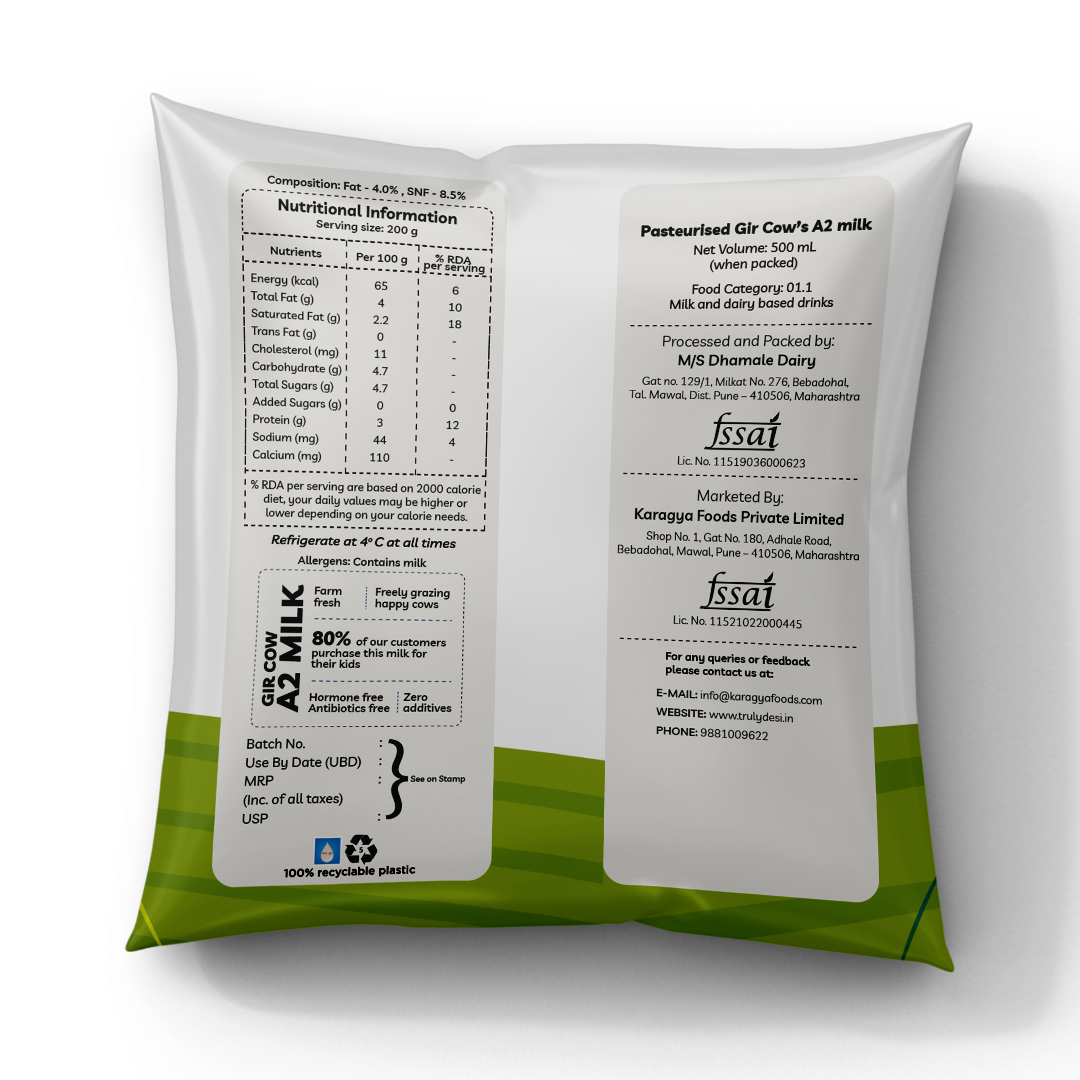 Gir Cow Milk Trial Pack (10 Ltr)