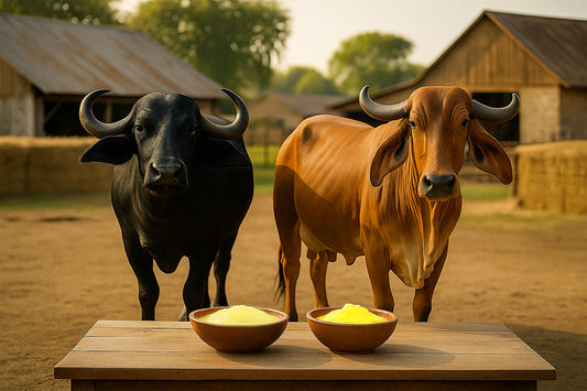 Cow Ghee vs Buffalo Ghee – Know the Key Differences
