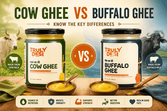 Cow Ghee vs Buffalo Ghee – Know the Key Differences