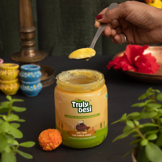 Gir Cow Cultured Ghee!