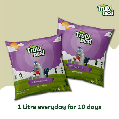Buffalo Milk Trial Pack (10 Ltr)
