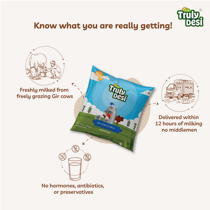 Gir Cow Milk Trial Pack (10 Ltr)