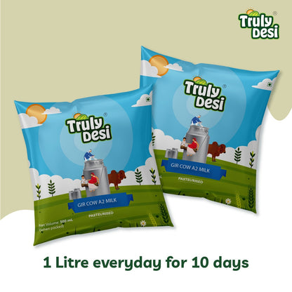 Gir Cow Milk Trial Pack (10 Ltr)