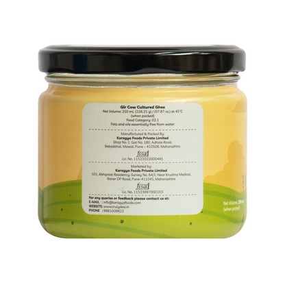 Gir Cow Cultured Ghee