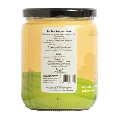 Gir Cow Cultured Ghee