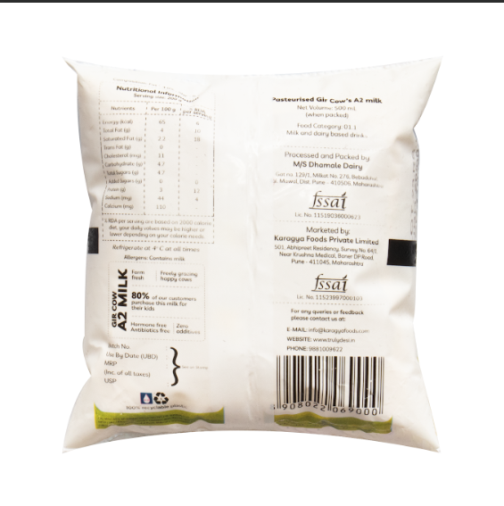 A2 Cow Milk Trial Pack (3 Ltr)